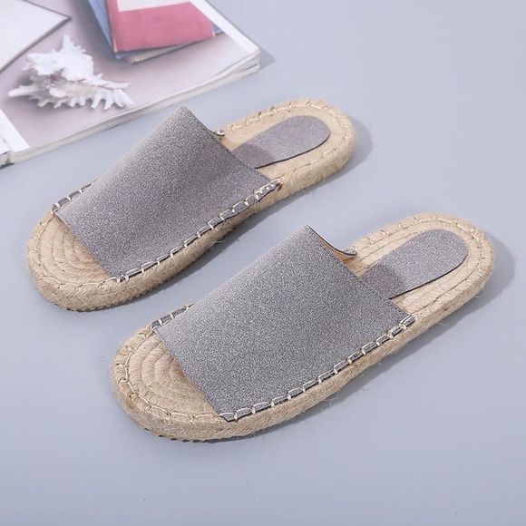 Women's Casual Soft Sole Breathable Sandals / Slippers by Buckle (SZ: 8.5), Grey - Picture 5 of 6